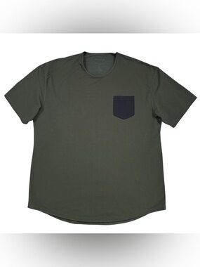 BYLT Basics Drop Cut Pocket T-Shirt Short Sleeve Men’s XXL Hunter Green Athletic